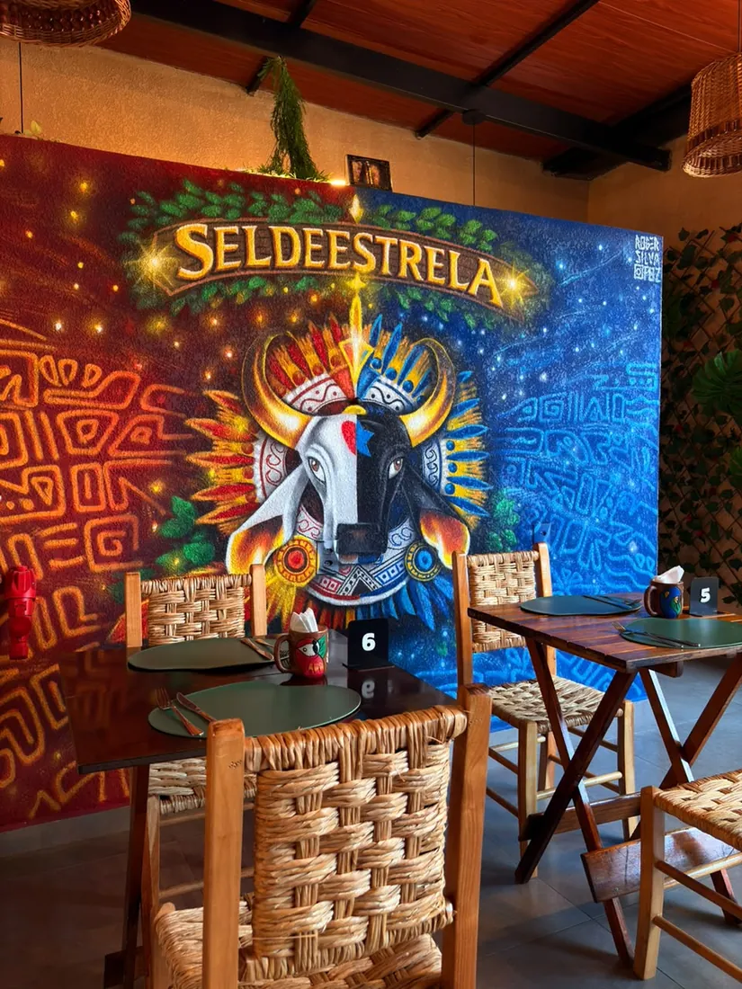 Mural da entrada